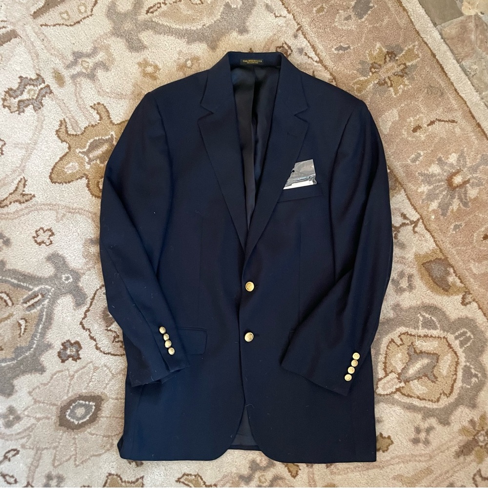 Ashford Lane Collection Navy Sports Coat 39L
